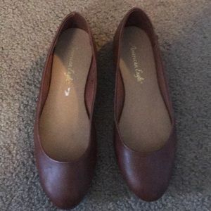 Brown American eagle flats